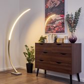 Belanian.nl - Moderne Vloerlamp - Staande Zilver Vloerlamp - Top vloerlamp LED zilver, 1-lamps - LED 19 Watt - Woonkamer Vloerlamp Kamer Staande lamp - Krom Vloerlamp - Slaapkamer Staandelamp