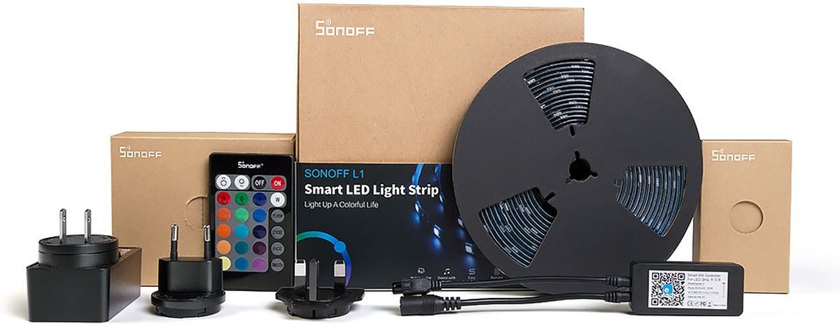 Sonoff Smart LED Light Strip - 2 Meter - Geschikt voor Android & IOS - Werkt met Alexa , Google Assistant , Nest