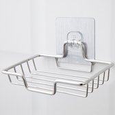 WiseGoods Luxe Zelfklevende Zeephouder - Zeep - Bakje - Zeepbakje - Badkamer - Toilet - Keuken - Woonaccessoires - Wonen - RVS