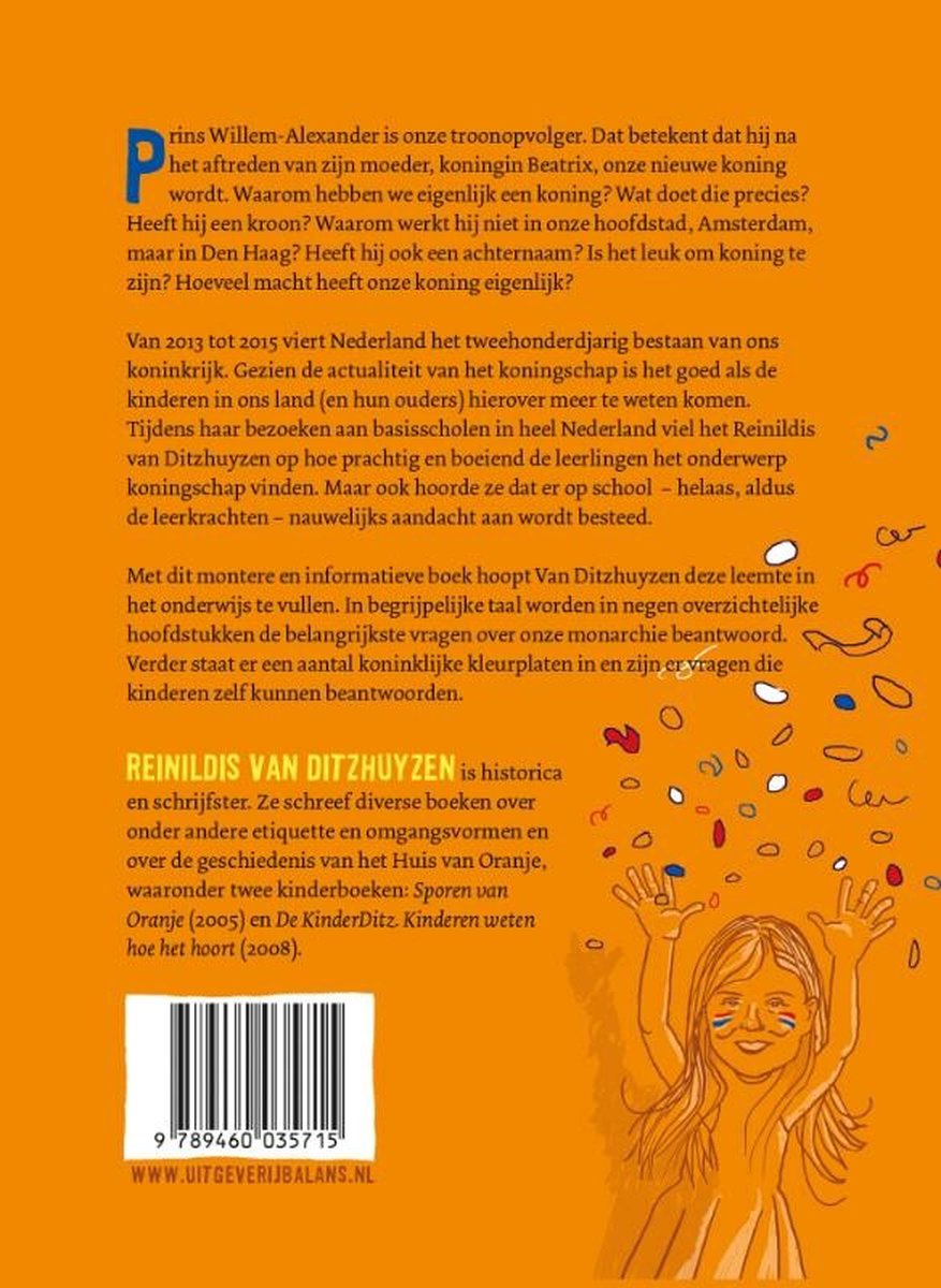 Leve de Koning(in) - back cover