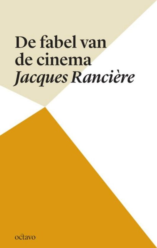Cover van het boek 'De fabel van de cinema' van Jacques Rancière
