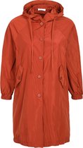 Paprika Dames Lange effen parka - Jas - Maat 48