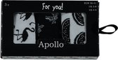 Apollo | Dames sokken giftbox | Tropical | Wit/Zwart | Maat 36/41| Giftbox | Cadeaudoos | Giftbox Vrouwen | Verjaardagscadeau
