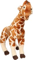 Pluche giraffe knuffel 41 cm speelgoed - Safari dieren knuffeldieren - Speelgoed voor kind