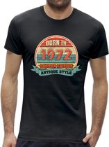 Antique Style 50 jaar verjaardag Abraham t-shirt / kado tip / Heren maat XXL / cadeau / leeftijd / Man / 1973