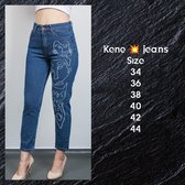 Dames jeans hoge taille maat 44