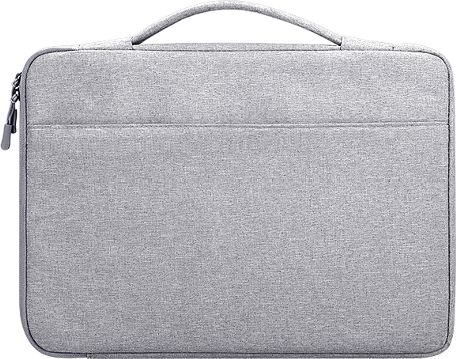 Mobigear Laptophoes geschikt voor Laptop | Mobigear Oxford Aktetas 13 - 14 inch Laptoptas + Handvat - Grijs
