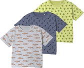 name it NMMVALTHER 3P SS TOP F Jongens T-Shirt - Maat 86