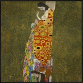 JUNIQE - Poster met kunststof lijst Klimt - The Hope II -20x20