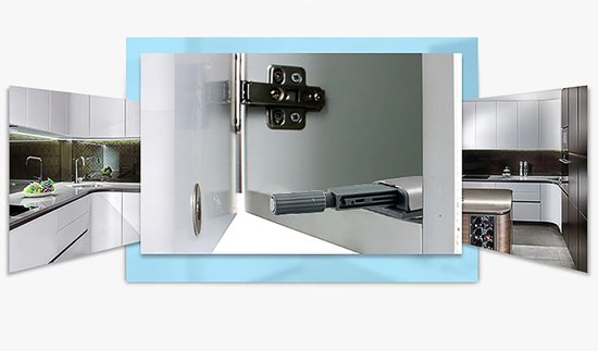 Deurstop Wandmontage Deurstopper Magneet Deurstop, Stille Anti-Collision Deurstop, Slaapkamer en Badkamer Zuig Deurhouder Verstelbare Hoogte Deurstop, voor Badkamer Keuken, Goud (kleur: Ner
