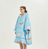 Sushi Coodie - Hoodie blanket - Hoodie deken met mouwen en print