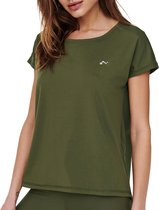 Only Play Aubree SS Loose Training Tee  Sportshirt - Maat L  - Vrouwen - groen