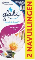 Glade Luchtverfrisser Touch & Fresh Navul Duo Relaxing Zen 3x10 ml