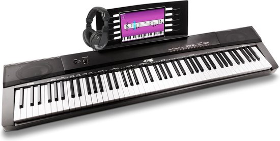 Machtig smokkel Oppositie Digitale piano - MAX KB6 keyboard piano met o.a. 88 aanslaggevoelige  toetsen,... | bol.com