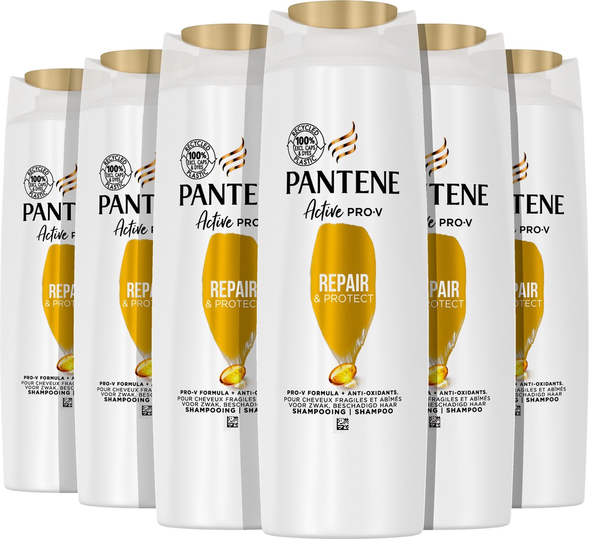 Pantene Active Pro-V Repair & Protect Shampoo - Voordeelverpakking 6 x 225ml - Pantene