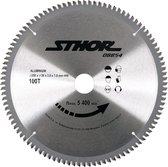 STHOR Cirkelzaagblad Ø250mm - 100T -Binnendiameter 30 mm - Voor Aluminium