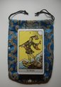 Afbeelding van het spelletje Tarotkaarten met zakje aquamarijn tarot kaarten van A.E. Waite