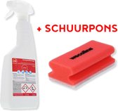 SOP - Vochtplekverwijderaar - Schimmelverwijderaar - 500 ml sprayflacon met schuurspons - Zeer effectief