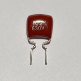 Keramische Condensator 1nF 630V | 102 | 10% | ROHS | verpakt per 5 stuks