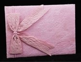 Gastenboek Pink Bow - gastenboek - roze - genderreveal - trouwen - huwelijk - bruiloft - babyshower