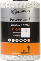 Gallagher Vidoflex 3 schrikdraad 200 mtr