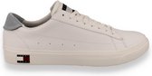 TOMMY HILFIGER  heren Leather Low Cut wit WIT 45
