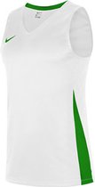Nike team basketbal shirt heren wit groen NT0199104, maat L