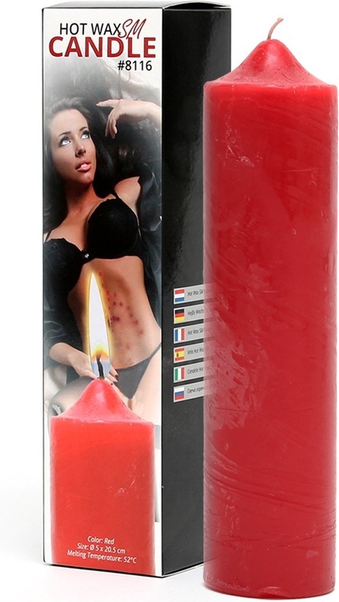 Goedkoopste Bondage Play - Hot Wax BDSM Kaars - Rood - Erotische Speeltjes - Koppels - SM