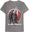 Marvel The Falcon And The Winter Soldier - A Logo Heren T-shirt - 2XL - Grijs