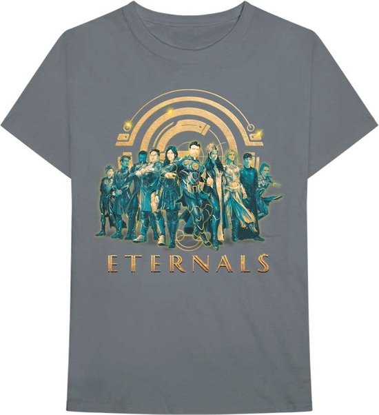 Marvel Eternals - Heroes Heren T-shirt - 2XL - Grijs