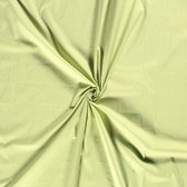 Katoen stof - Kleine Streep - 140cm breed - Limoengroen