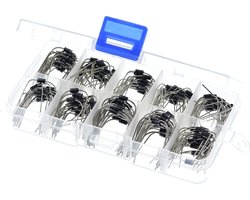 TIN-IN - 200x Diode set in Opbergdoos – 10 Waarden Diode Assortiment Kit – 1N4001 t/m 1N4007 & 1N5817 t/m 1N5819 – Voor Elektronica DIY Reparatie & Prototyping