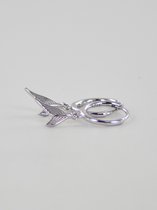 Oorring hanger mermaid - 925 zilver