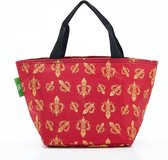 Eco Chic - Cool Lunch Bag _ small - C05RD - Red - Fleur de Lys