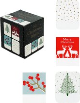 Kerst Naam Stickers - Kerst Labels - Box 50 Stuks