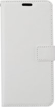 iPhone 12 / 12 Pro Telefoonhoesje - Bookcase - Ruimte voor 3 pasjes - Kunstleer - SAFRANT1 - Wit