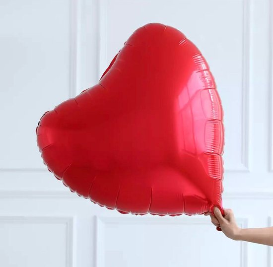 Hartvormige Folie ballon 75 cm  Valentijnsdag Bruiloft Liefde Decoraties