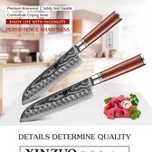 Professioneel  Damascus koksMes, 7 Inch koksmes voor Vis ,Vlees , Groentenen ,High Carbon , High quality  Damascus chef knife