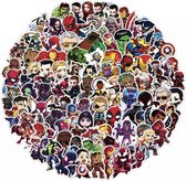 Marvel Avengers Stickers - 50 Unieke Stuks - Laptop Stickers - Spiderman - Captain America - Stickers Kinderen - Stickers Volwassenen - Hulk - Batman - Thor - Iron Man - Superhelden - Koffer Stickers - Bullet Journal Stickers - Stickervellen