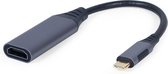 Adaptateur d'affichage Cablexpert USB Type-C vers HDMI , gris sidéral