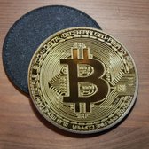 ILOJ onderzetter - Bitcoin - crypto currency - rond