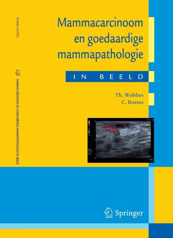 Cover van het boek 'Mammacarcinoom en goedaardige mammapathologie in beeld' van T. Wobbes