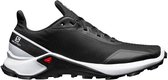 Salomon Alphacross Trailschoenen Heren - Black / White / Monument - Maat 43 1/3