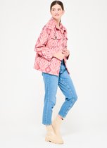 LOLALIZA Jas met etnische print - Roze - Maat 48