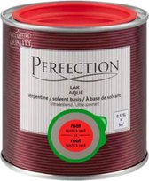 Perfection lak Ultradekkend mat terpentine lipstick red verf 375ml