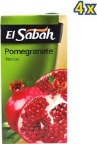 El Sabah - granaatappel sap - 4 x 1L