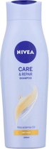Nivea Shampoo Care & Repair - Met Macademia Olie - Shampoo voor Droog Haar - 6 x 250 ml