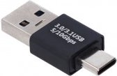 5Gbps USB 3.0 (Male) to Type-C (Male) Data Transmission Extender Adapter voor mobiel en laptop - converter
