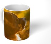 Mok - Berner Sennenhond met een zonsopgang - 350 ML - Beker