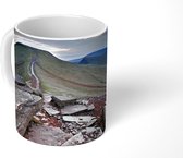 Mok - Rotsen in het berglandschap van het Nationaal park Brecon Beacons - 350 ML - Beker